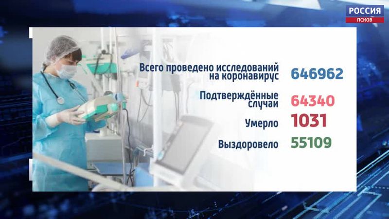 Впервые с начала осени на Псковщине зафиксировано снижение заболеваемости covid-19