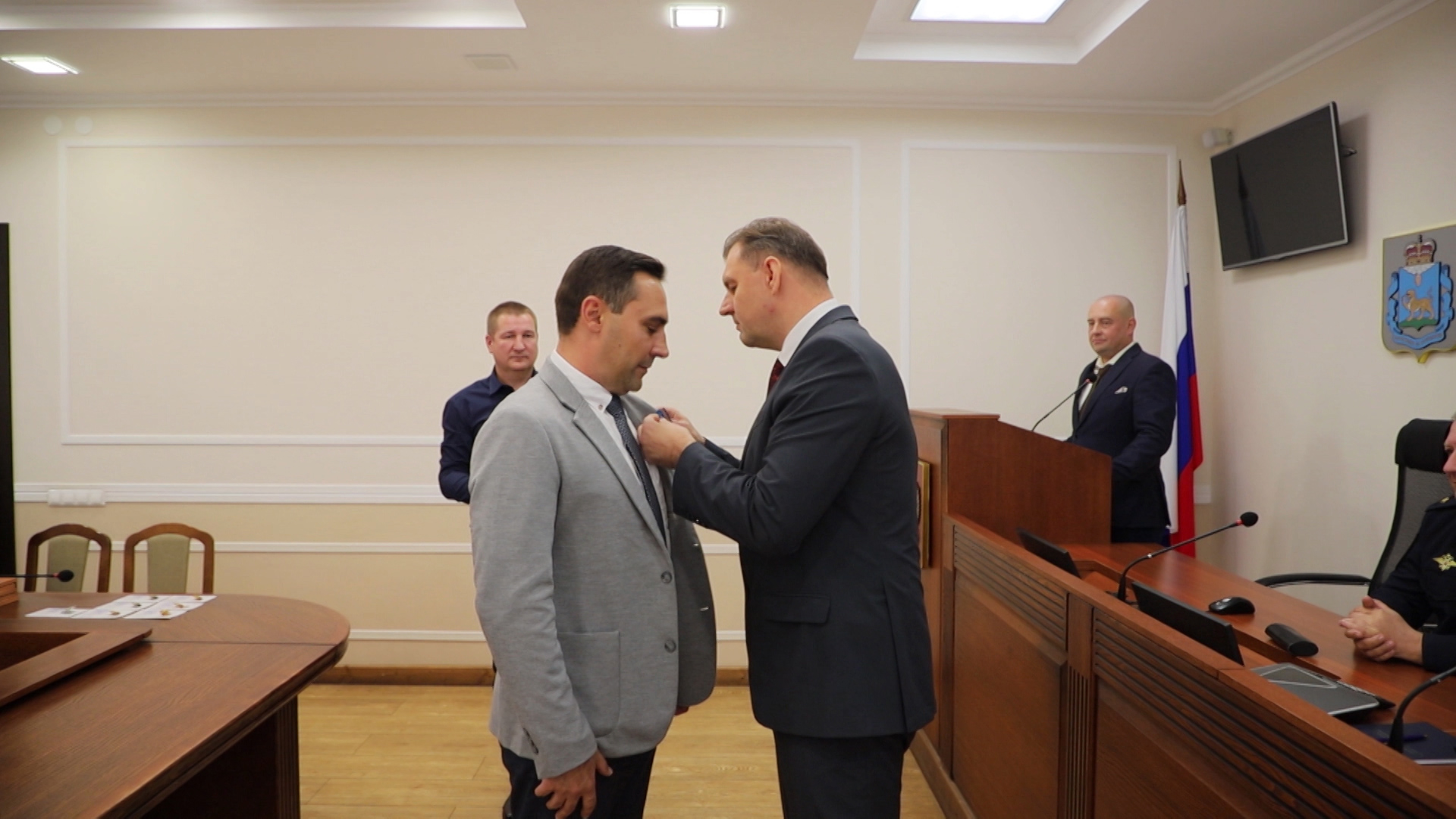 В Псковской области наградили сотрудников уголовного розыска в преддверии 107-летия службы