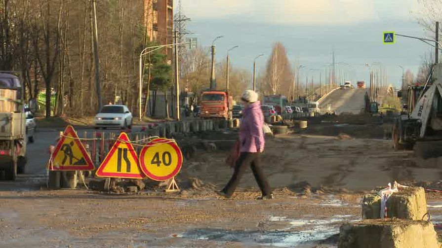 В Пскове на улицах Яна Фабрициуса и Индустриальной несколько недель не видно подрядчиков 