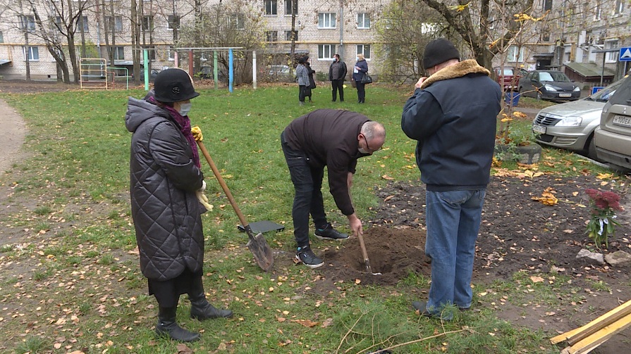 В Пскове завершён ремонт двора у дома 29/31на Рижском проспекте