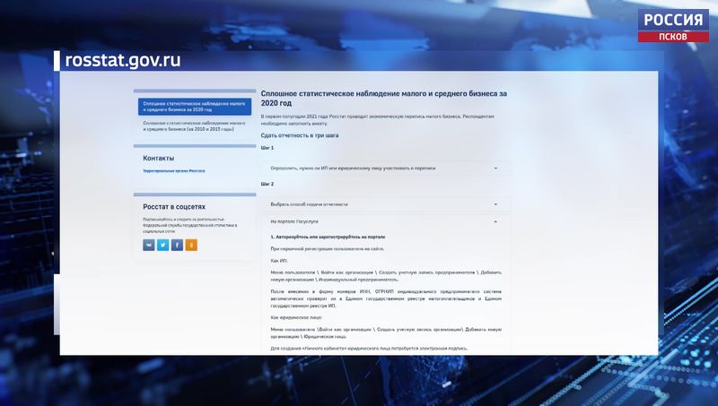 В Псковской области проходит экономическая перепись малого бизнеса