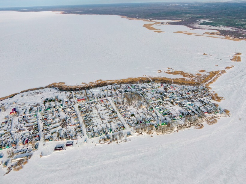 Остров Залит (вид с юга).