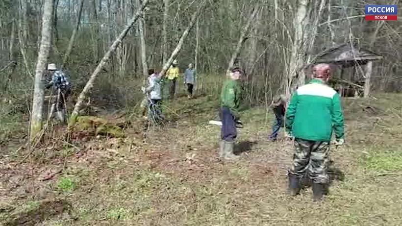 В Вязовской волости прошла грандиозная уборка истоков Великой