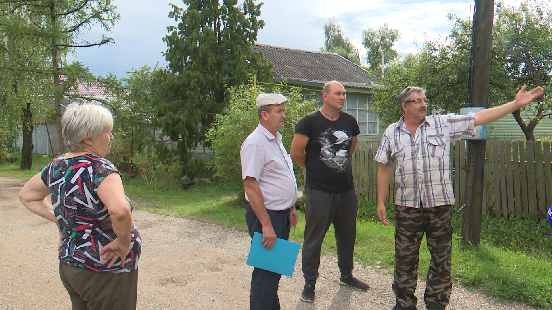 В Порхове ликвидируют последствия ливней