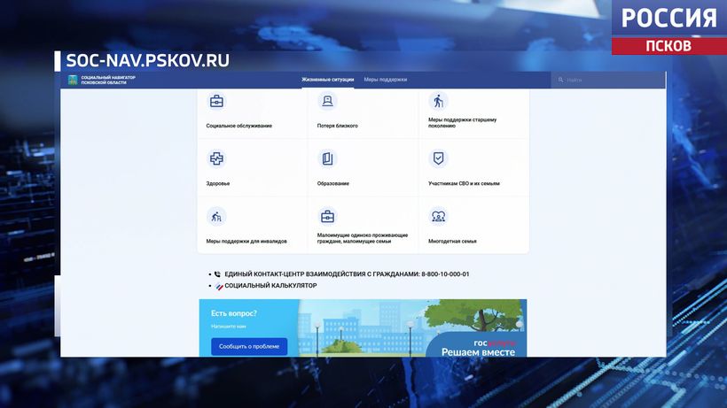В Псковской области заработал новый электронный сервис, который помогает узнать о доступных мерах поддержки