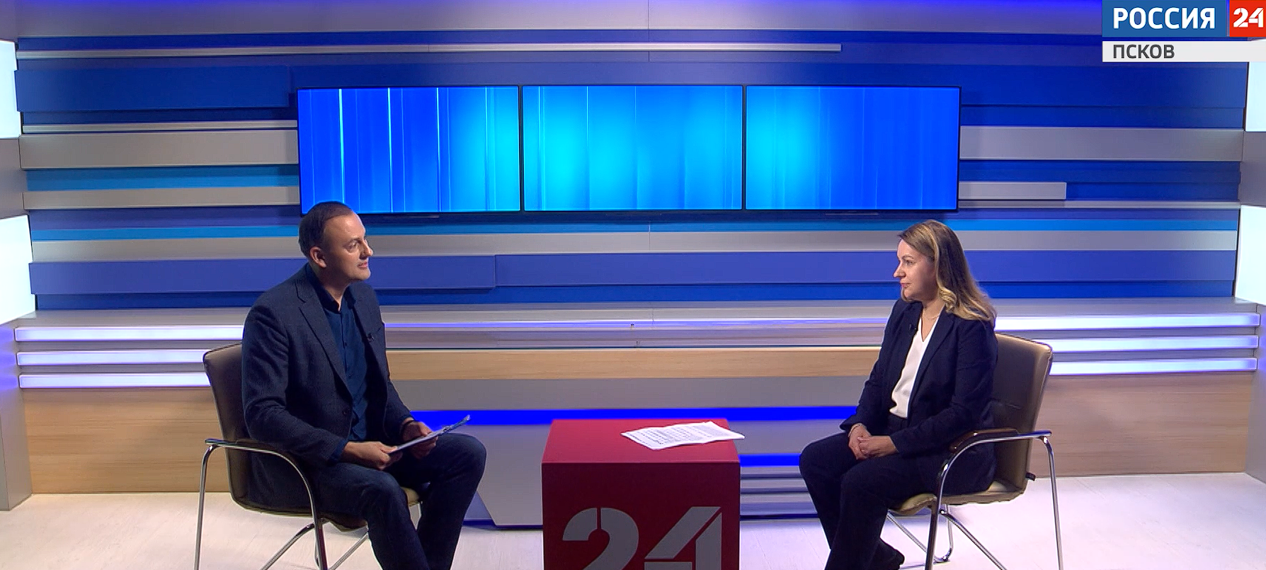 Интервью. Ирина Баранова подвела итоги работы Альфа-Банка на территории Псковской области в 2025 году.Эфир 11.12.2025