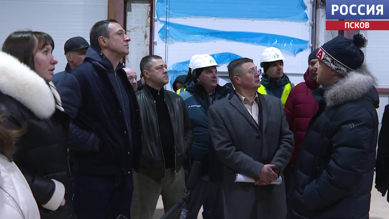 Михаил Ведерников и Денис Буцаев проинспектировали стройку экотехнопарка в Палкино