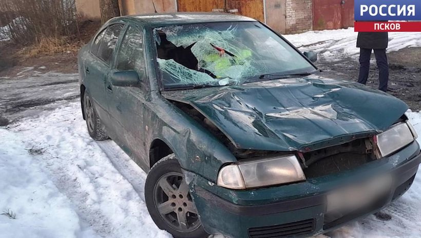 Трех человек сбил водитель в Гдове