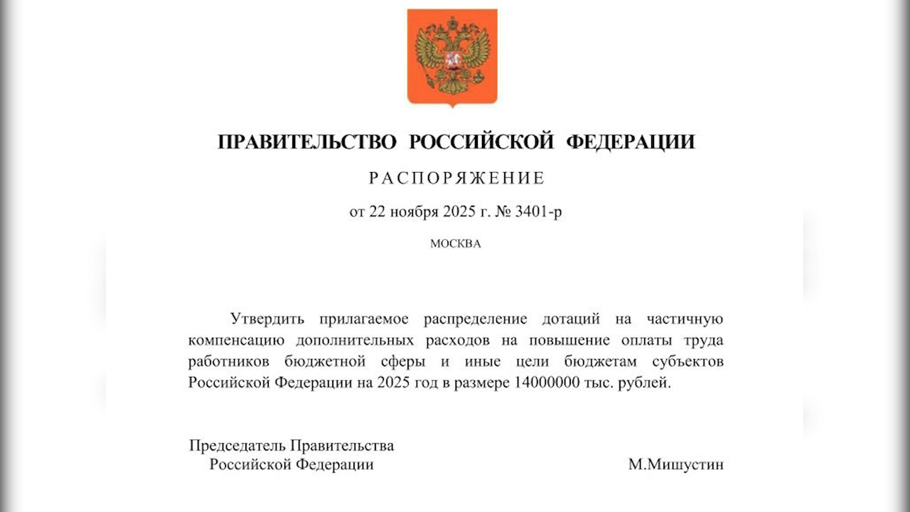 Правительство выделяет 14 млрд рублей на повышение зарплат бюджетникам — Псковская область в числе получателей