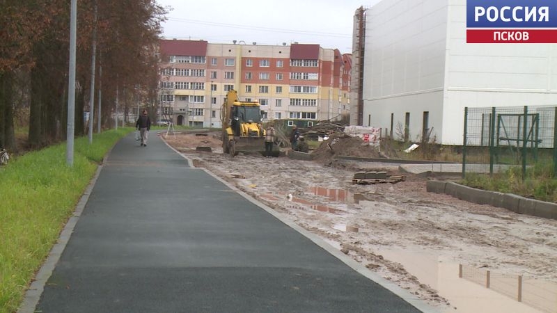 На улице Киселева в Пскове появится новый проезд к школе и спорткомплексу