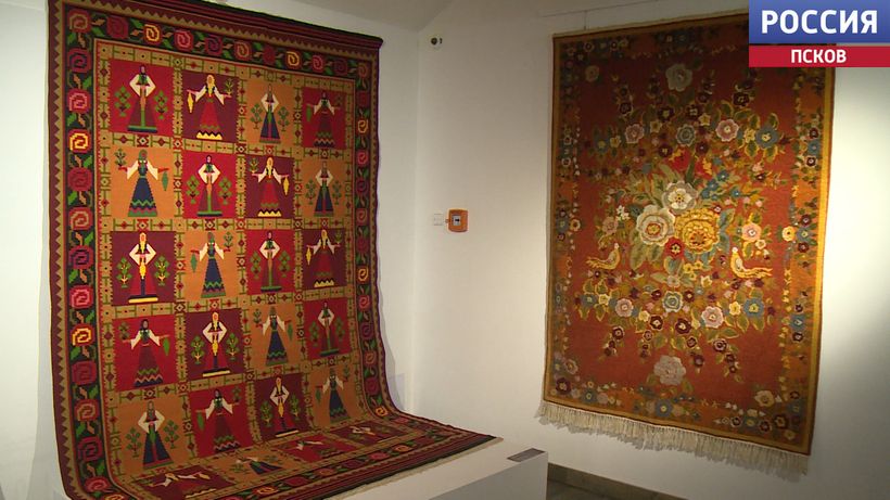 Не только важная деталь интерьера, но и художественные сокровища. В Изборске открылась выставка уникальных ковров