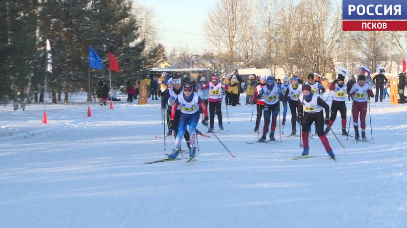 Румяные щеки и горящие глаза. В Печорском районе прошел второй этап Кубка Псковской области по лыжным гонкам