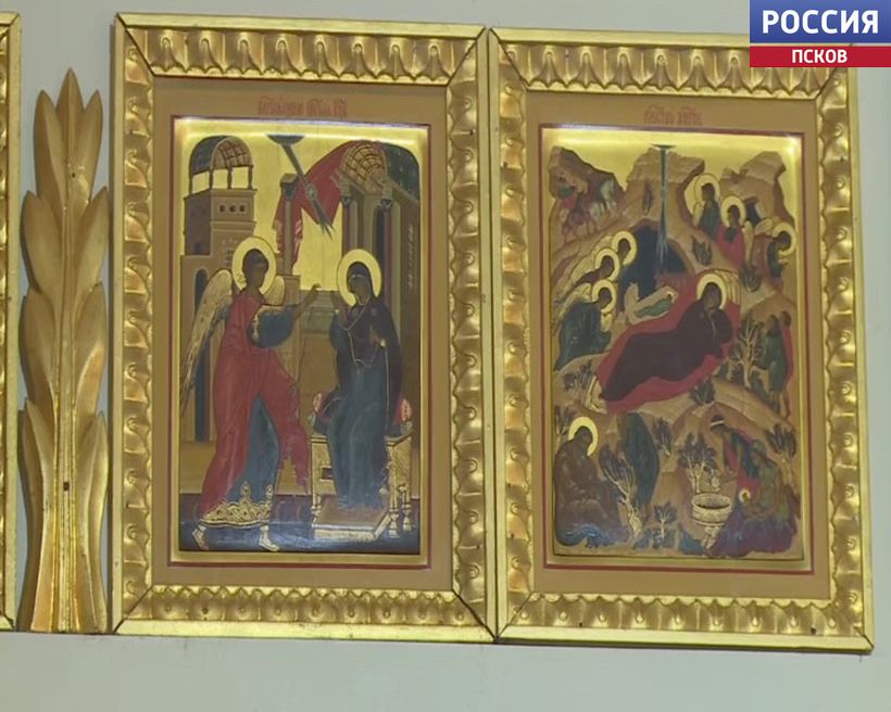 В стиле барокко. В Лазаревской церкви в Печорах смонтировали иконостас