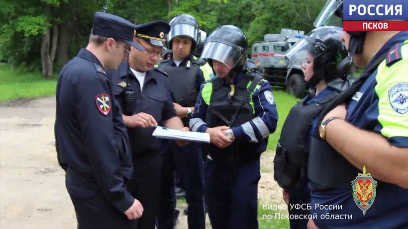 В Псковской области прошли учения по пресечению террористического акта