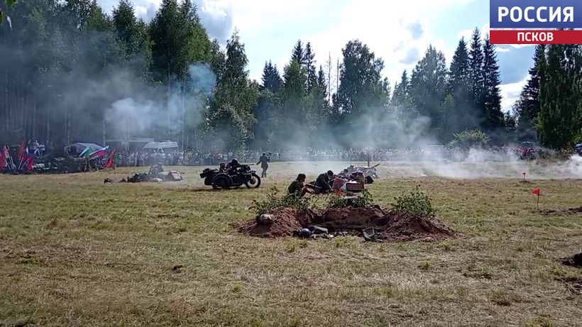Партизанская деревня и бои за "Суражские ворота": как в Усвятах воссоздали эпизоды войны