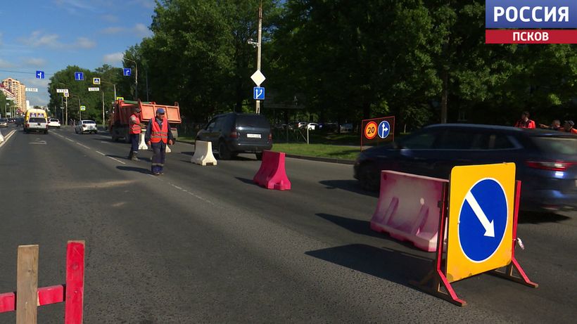 Движение на улице Юбилейной ограничили в связи с заменой 60-метрового водопровода