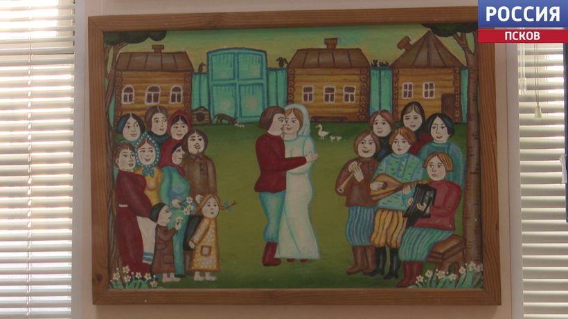 "Искусство, которое люди делают сами": выставку наивного искусства Витебщины открыли в Пскове