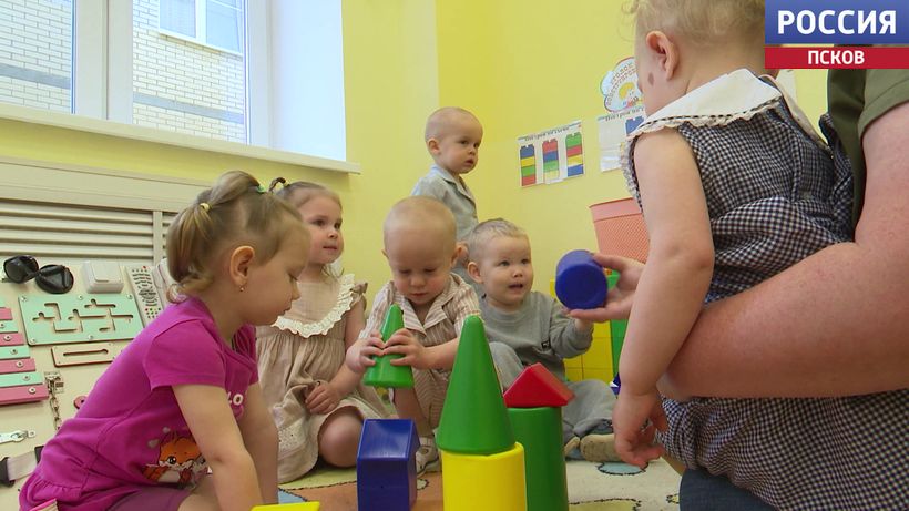 27 детских садов Пскова откроют ясельные группы для детей от 1,5 до 3 лет