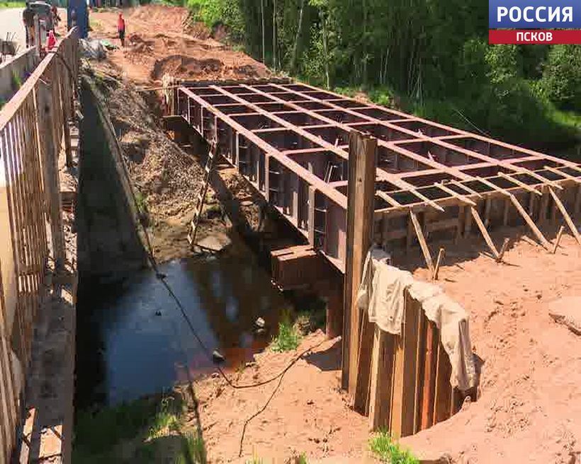 В Гдовском районе начинается ремонт моста через реку Гдовка