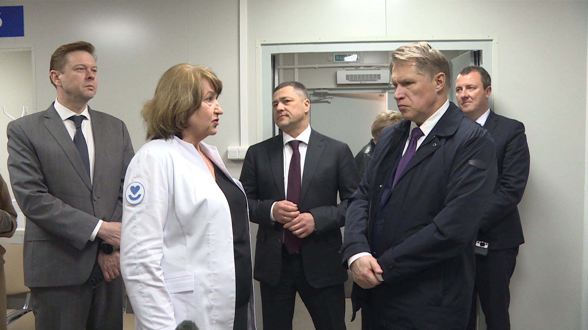 Министр здравоохранения Михаил Мурашко посетил амбулаторию в деревне Писковичи и Псковский онкодиспансер