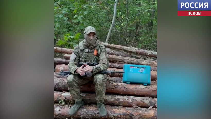 Народный фронт передал бойцам циркулярную пилу для обустройства укрытий