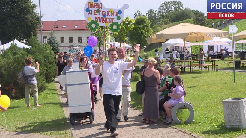 Сап-фест, парад колясок и концерт в Финском парке: как Псков отметил День города